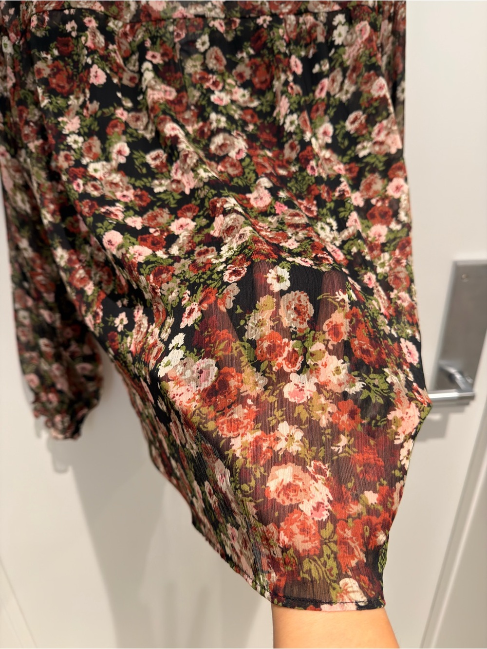 Mango Romantic Floral Blouse - Picture 7 of 7
